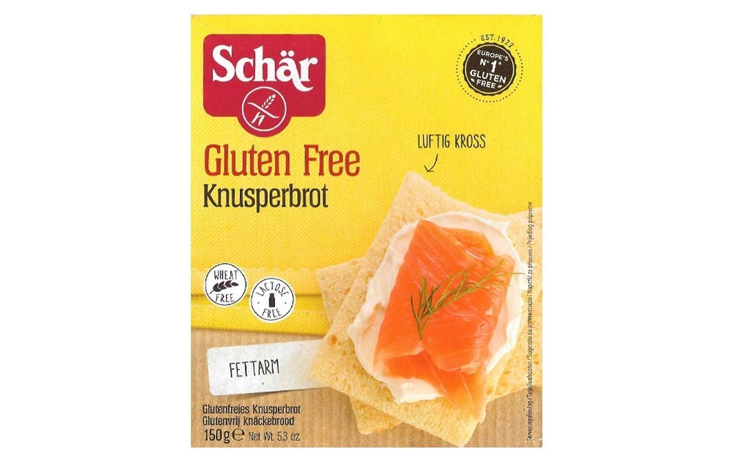 Schar Gluten Free Knusperbrot - Fettarm   Box  150 grams